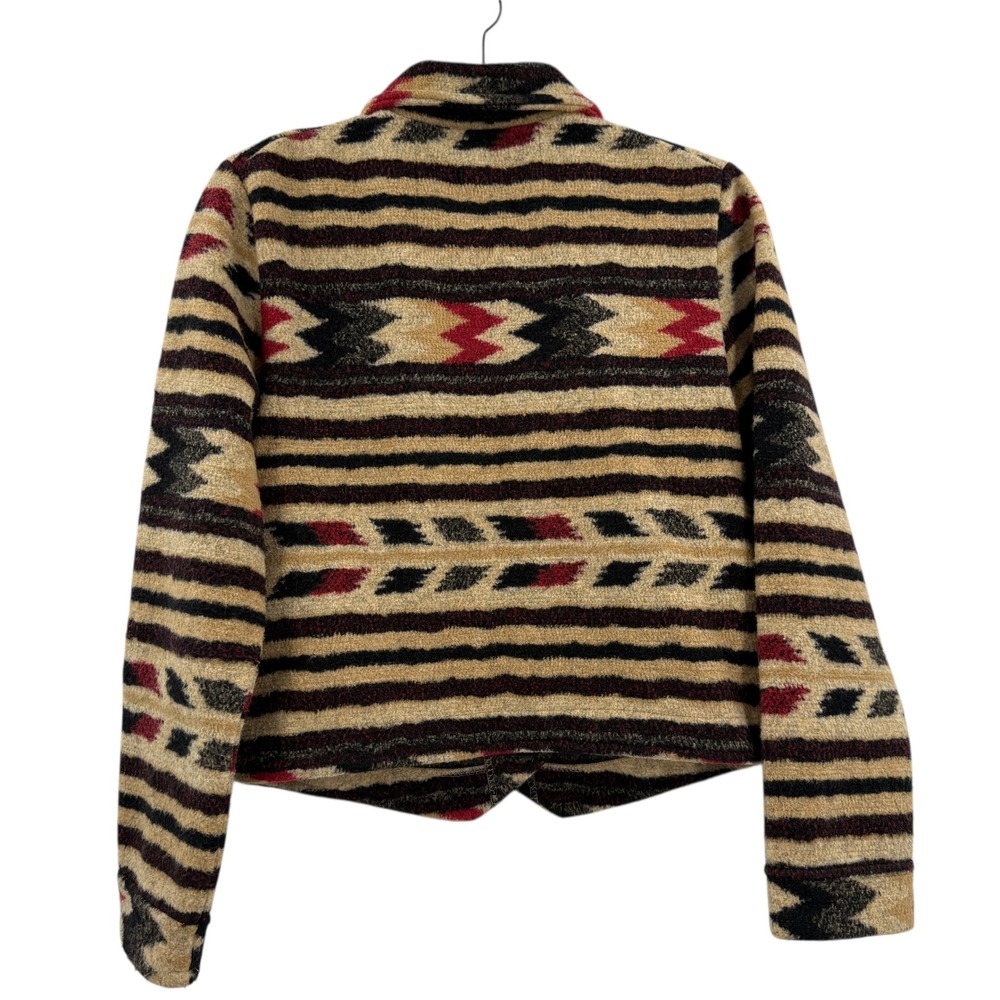 County Clothing Company Southwestern Aztec Print Button Front Jacket Womens M - Picture 2 of 7